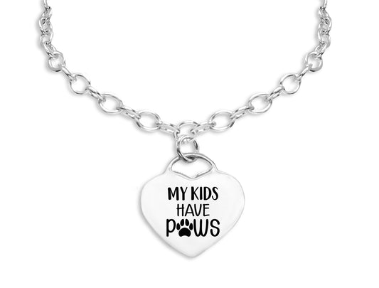 My Kids Have Paws Charm