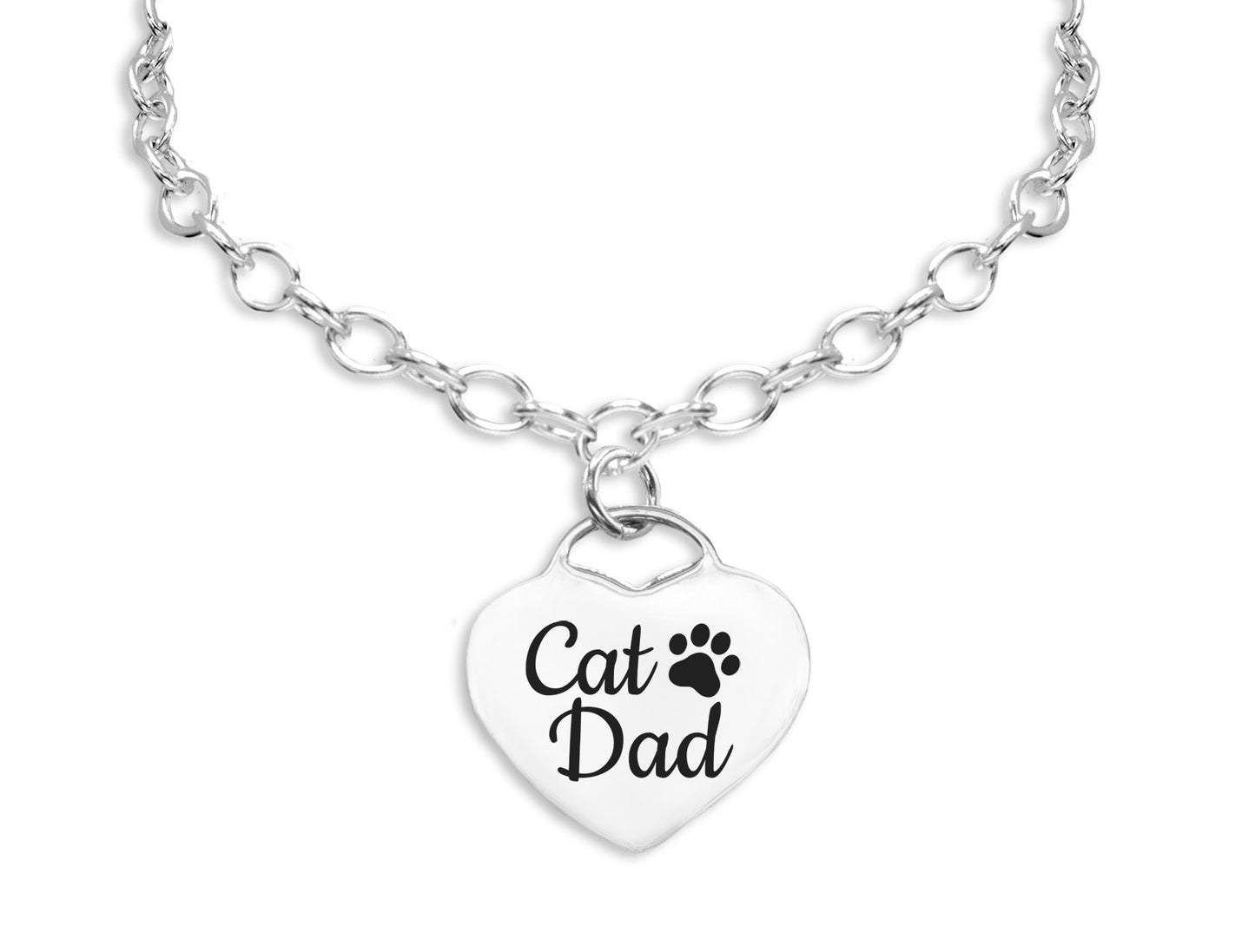 Cat Dad Charm